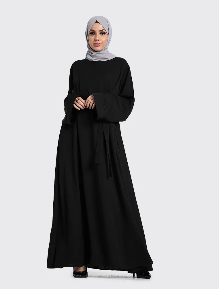 Black Plain Abaya
